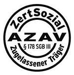 LogoZertSozial.jpg Logo ZertSozial AZAV Zugelassener Träger